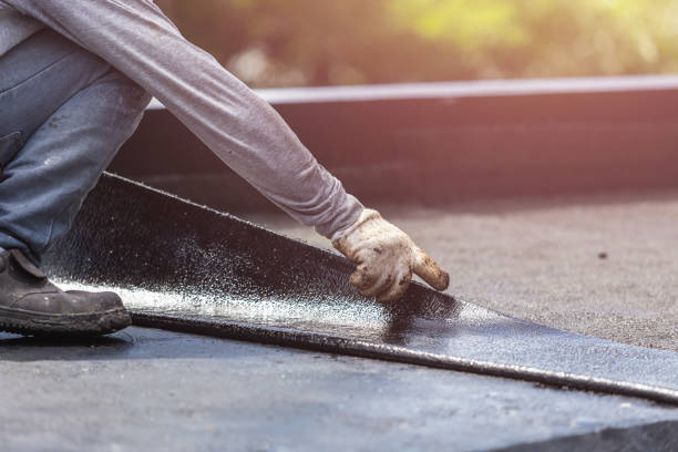Professional Waterproofing technician working in North Wales, PA